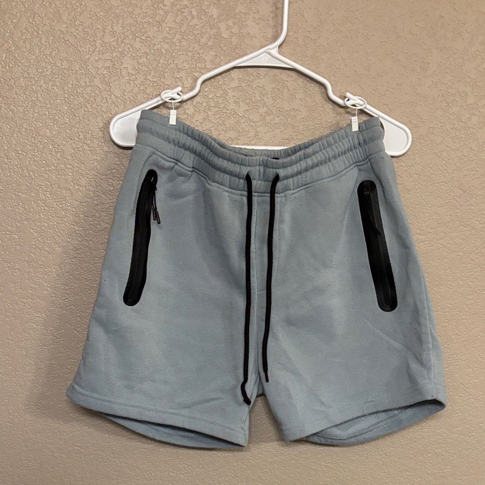 Brooklyn Cloth Men's Athletic Shorts Blue with Black Details